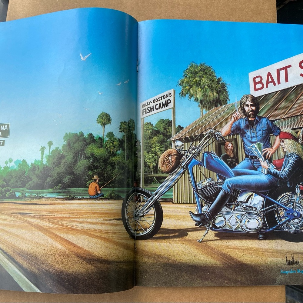 Vintage Easy Rider Chopper Magazine February 1983 with David Mann Centerfold - Picture 3 of 3